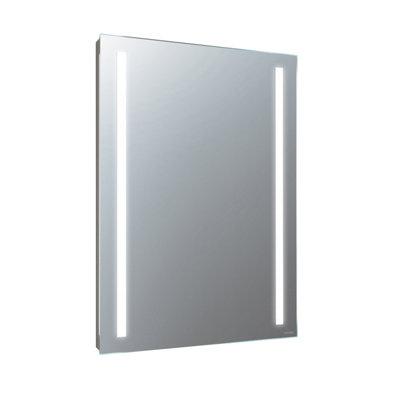 Sensio Lumino Evo+ Rectangular Wall-Mounted Bathroom Illuminated Contemporary Illuminated Mirror (H)70Cm (W)50Cm