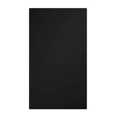 Premium Kitchens Ethos Matt Black Modern Highline Cabinet Door (W)600Mm (H)715Mm (T)18Mm