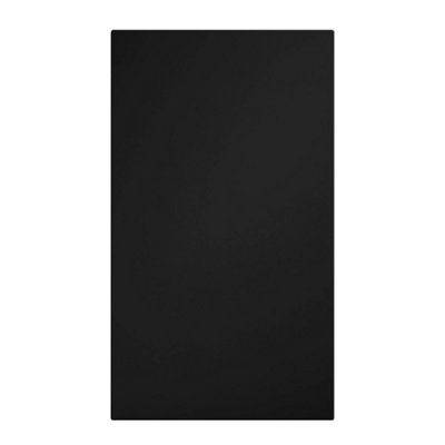 Premium Kitchens Ethos Matt Black Modern Drawerline Door & Drawer Front Cabinet Door (W)300Mm (H)715Mm (T)18Mm, Pack Of 2