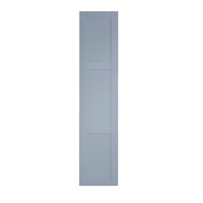 B&Q Atomia Matt Dusk Blue Modular Furniture Door, (H) 2247Mm (W) 372Mm