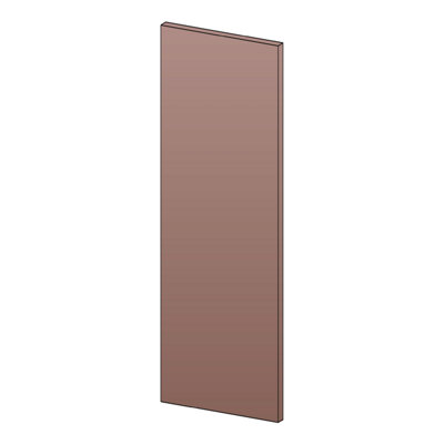 B&Q Atomia Matt Antique Rose Furniture End Panel (H)2250Mm (W)580Mm