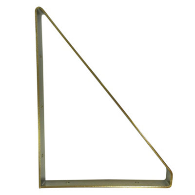 Goodhome Clever Gold Effect Steel Shelving Bracket (H)280Mm (D)200Mm