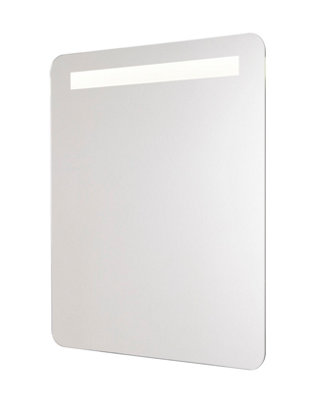 Cooke & Lewis Colwell Rectangular Wall-Mounted Bathroom & Wc Illuminated Bathroom Mirror (H)70Cm (W)60Cm
