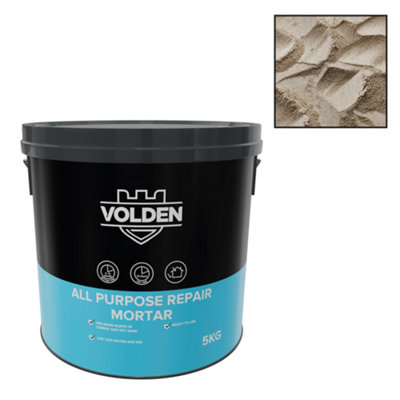 Volden Ready-Mixed Repair Mortar, 5Kg Tub - Requires Mixing Before Use
