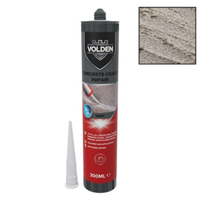 Volden Grey Concrete Crack Repair, 0.5Kg Cartridge - Ready For Use