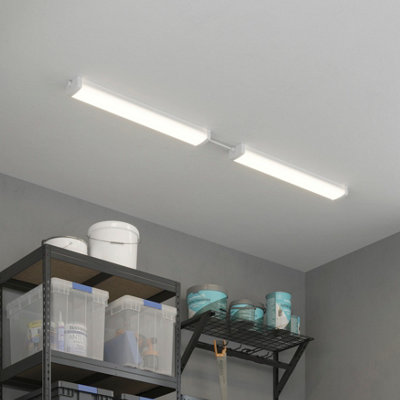 Goodhome Gallius Neutral White Integrated Led Batten 31W 3450Lm (L)0.9M