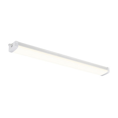 Goodhome Gallius Neutral White Integrated Led Batten 37W 4200Lm (L)1.2M