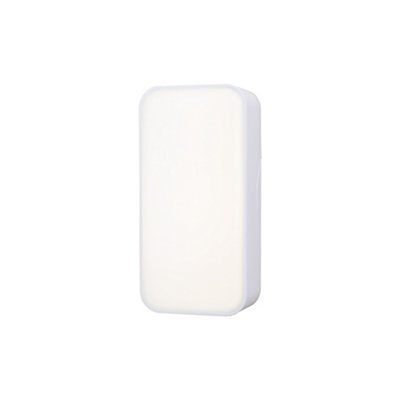 Goodhome Morseby White Wired Led Bulkhead Light