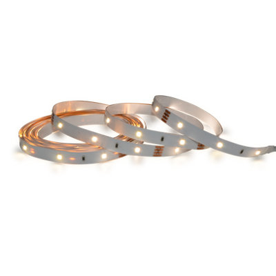 Goodhome Waldeck Mains-Powered (Plug-In) Led Neutral White Strip Light Ip20 2000Lm 4000K (L)5M