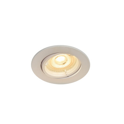 Goodhome Salk White Adjustable Led Warm White Downlight 4.8W Ip20