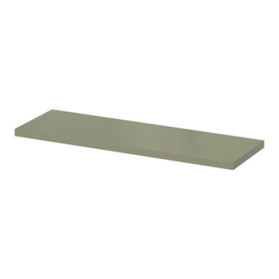 Goodhome Rigga Modular Tea Green Timber Rectangular Floating Shelf (L)60Cm X (D)19Cm