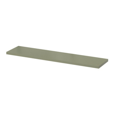 Goodhome Rigga Modular Tea Green Timber Rectangular Floating Shelf (L)80Cm X (D)19Cm