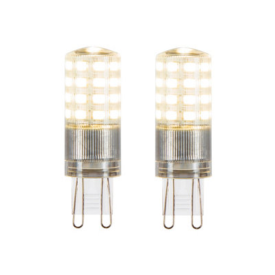 Jacobsen G9 4W Warm White Led Dimmable Light Bulb, Pack Of 2