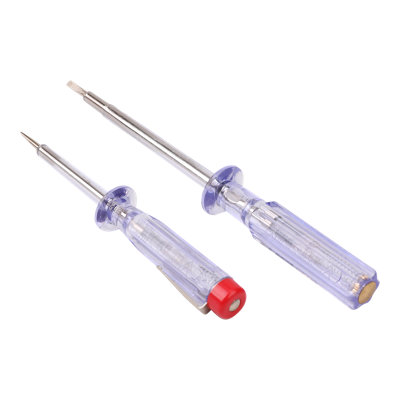 B&Q 100V-250V Clear Voltage Tester, Set Of 2