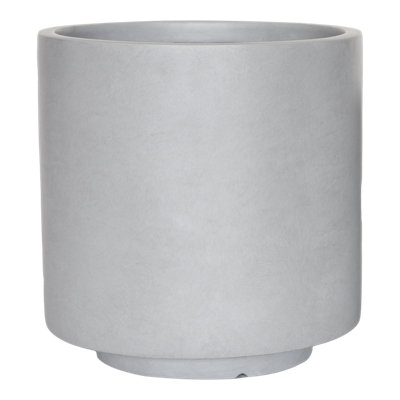Verve Grey Fibreclay Plant Pot (Dia) 32Cm, (H)33Cm