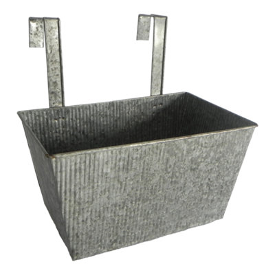 Verve Rectangular Metal Trough 4L (W)20Cm