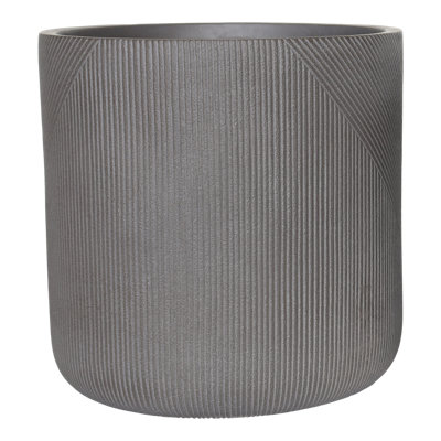 Verve Beige Fibreclay Plant Pot (Dia) 36Cm, (H)36Cm