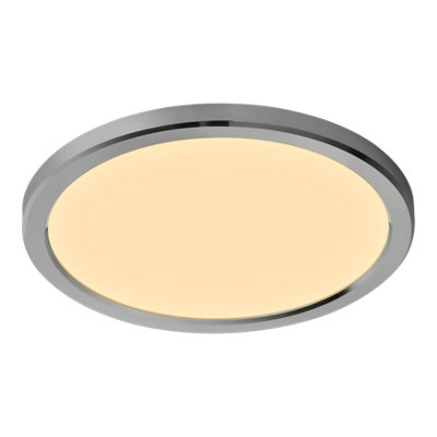 Goodhome Solidaster Plastic Chrome Effect Led Ceiling Light