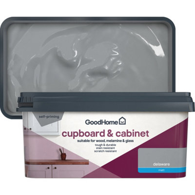 Goodhome Delaware Matt Cupboard & Cabinet Paint, 2L