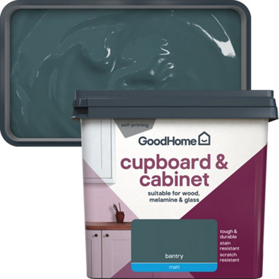 Goodhome Bantry Matt Cupboard & Cabinet Paint, 750Ml