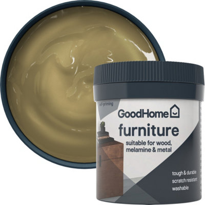 Goodhome Coachella Metallic Effect Satin Furniture Paint, 80Ml Tester Pot