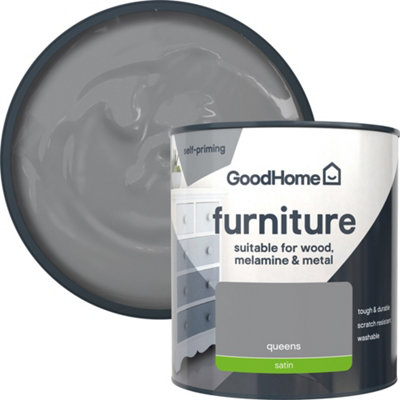Goodhome Queens Satin Furniture Paint, 500Ml
