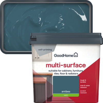 Goodhome Antibes Satin Multi-Surface Paint, 750Ml