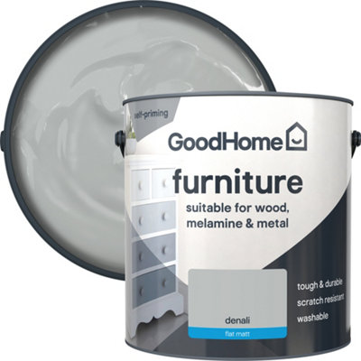 Goodhome Denali Flat Matt Furniture Paint, 2L