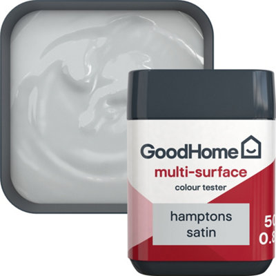 Goodhome Hamptons Satin Multi-Surface Paint, 50Ml Tester Pot