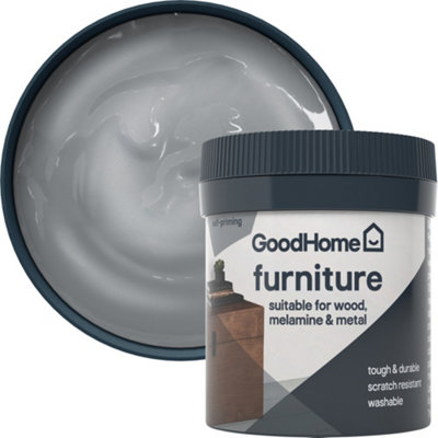 Goodhome Beverly Hills Metallic Effect Satin Furniture Paint, 80Ml Tester Pot