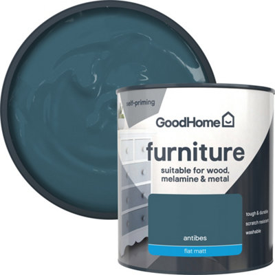 Goodhome Antibes Flat Matt Furniture Paint, 500Ml
