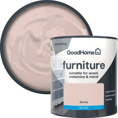 Goodhome Ikoma Flat Matt Furniture Paint, 500Ml