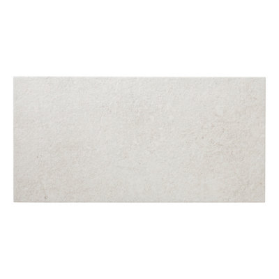 Goodhome Metal Id Light Grey Matt Stone Effect Textured Porcelain Indoor Wall & Floor Tile Sample