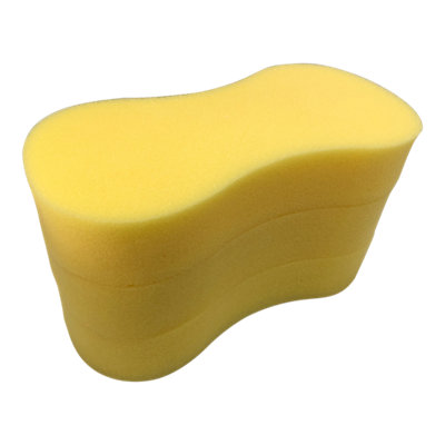 B&Q Clean Yellow Polyurethane (Pu) Jumbo Multi-Surface Car Sponge, Pack Of 3