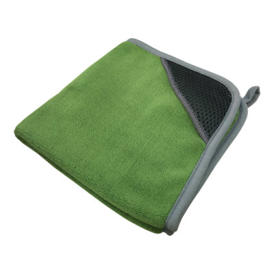 B&Q Clean Green & Grey Polyester (Pes) Cleaning Cloth