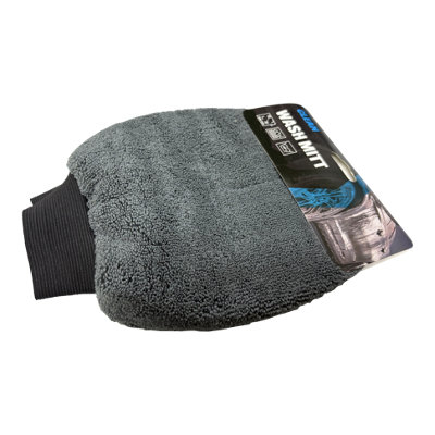 B&Q Clean Grey Multi-Surface Car Wash Mitt