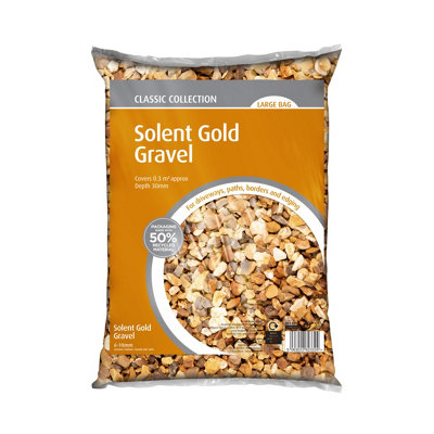 B&Q 6-10Mm Gravel, Large Bag 0.3M²