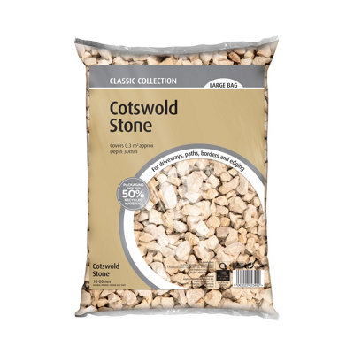 B&Q Cotswold Decorative Stones, Large