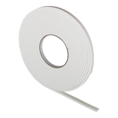 Volden White Self-Adhesive Draught Seal (L)6M (W)9Mm (T)5Mm, Set