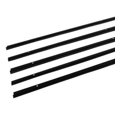 Volden Black Draft Excluder Kit, (L)1050Mm (W)26Mm