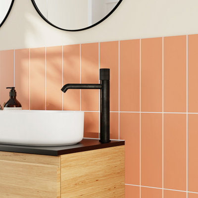 Goodhome Glina Cork Matt Ceramic Indoor Wall Tile, Pack Of 27, (L)300Mm (W)100Mm