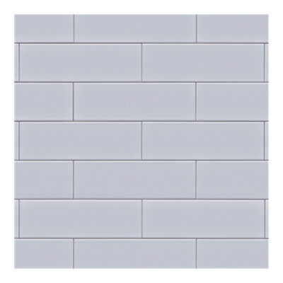 Goodhome Glina Oyster Mushroom Matt Ceramic Indoor Wall Tile, Pack Of 27, (L)300Mm (W)100Mm