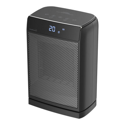 Goodhome 2.5W Black Fan Heater
