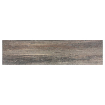 Goodhome Beyaz Natural Matt Wood Effect Porcelain Indoor Wall & Floor Tile Sample