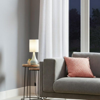 Goodhome Tertrez Teardrop Matt Aqua Table Lamp