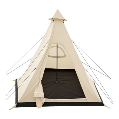 B&Q Teepee Birch Square Gazebo Tent (H) 2.6M (W) 3M