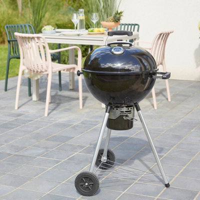 Goodhome Elland Black Charcoal Round Bbq 47Cm