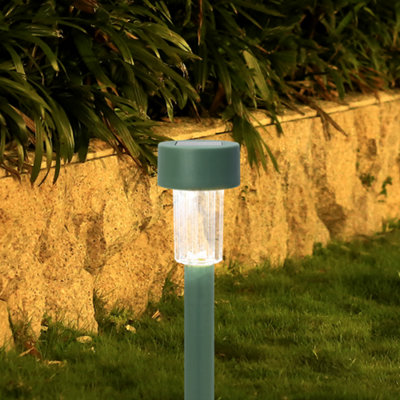 B&Q Green Solar-Powered 3Lm Integrated Led Outdoor Stake Light