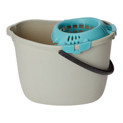 Goodhome Grey 15L Bucket & Wringer