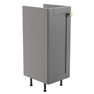 B&Q Ashford Matt Dusty Grey Shaker Freestanding Base Unit (W)295Mm (H)820Mm